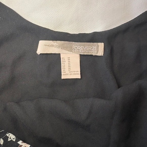 Forever 21‎ Boho Floral & Fringe Midi Dress Size M - Picture 9 of 10